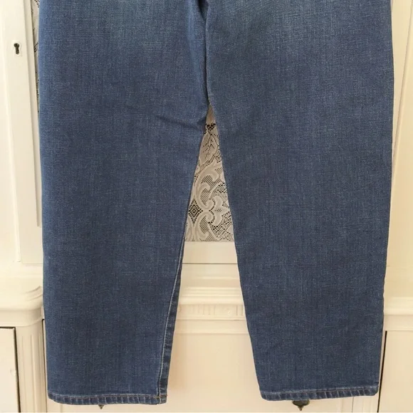 Banana Republic High Rise Dark Wash Barrel Jeans - Picture 8 of 12